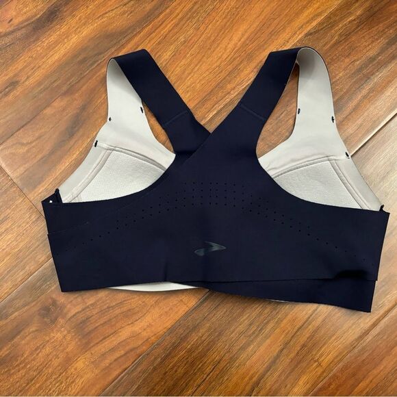 Brooks Running Navy Padded Sports Bra - Picture 2 of 2